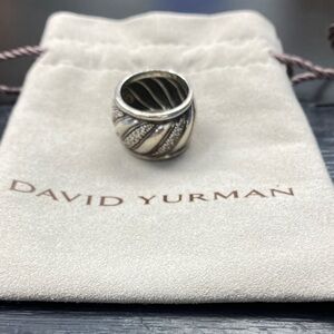 David Yurman Silver Cable Band